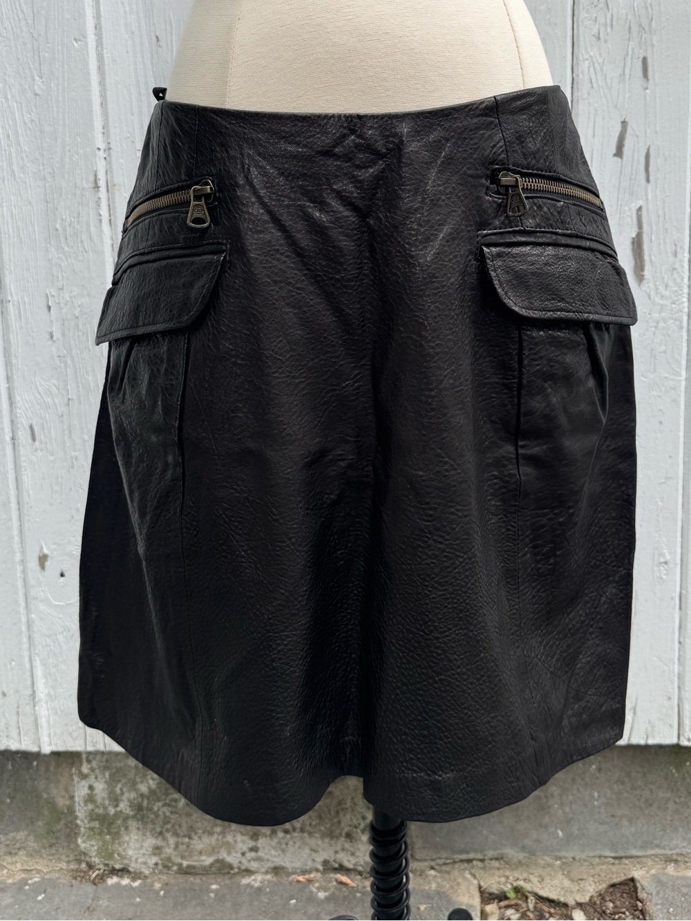 Nanette Lepore Leather Skirt